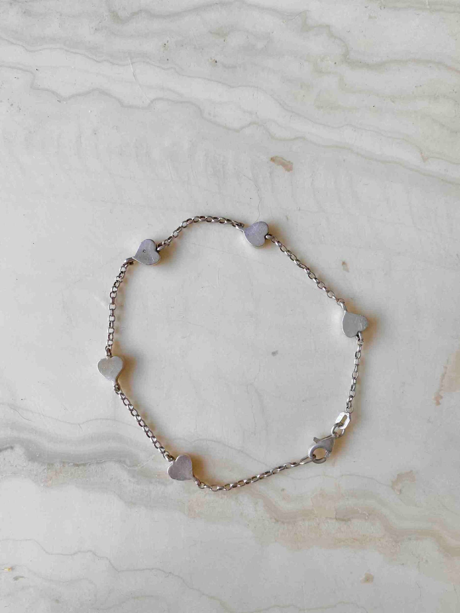 Silver Heart Bracelet