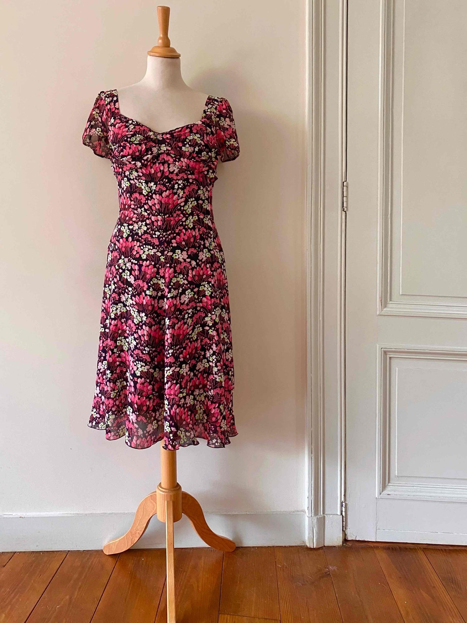Mini robe à fleurs