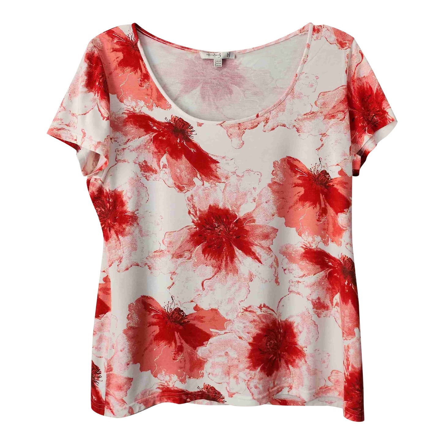 Tee-shirt fleuri