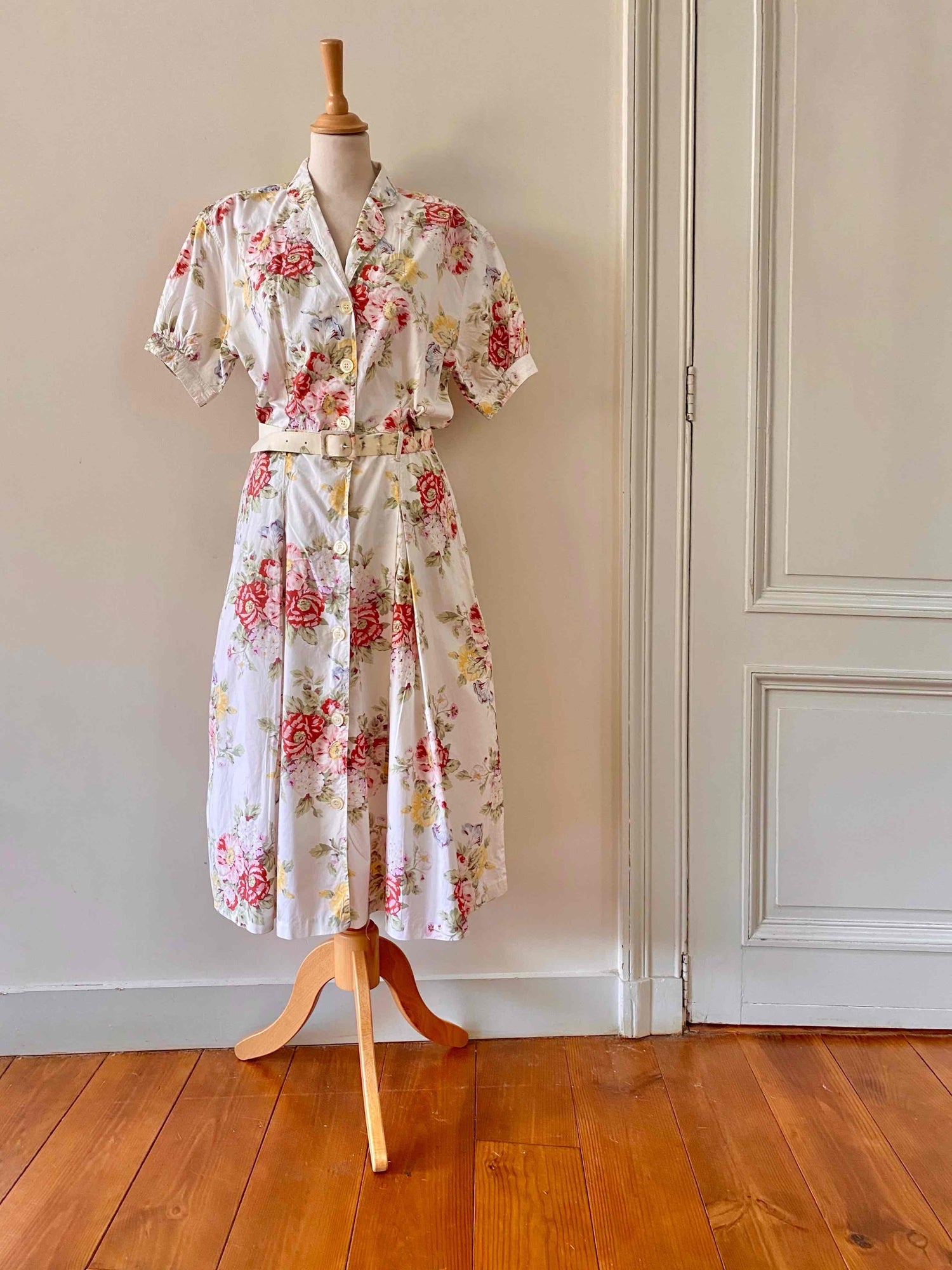 Cotton floral dress