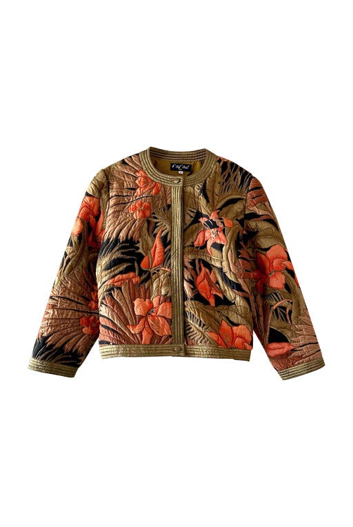 Veste matelassée en soie