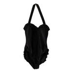 Maillot dos nu à froufrous