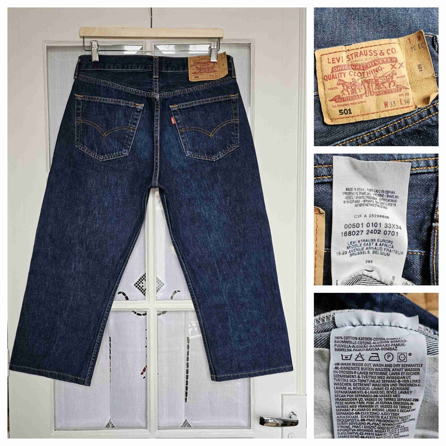 Jean Levi's 501 W33L34