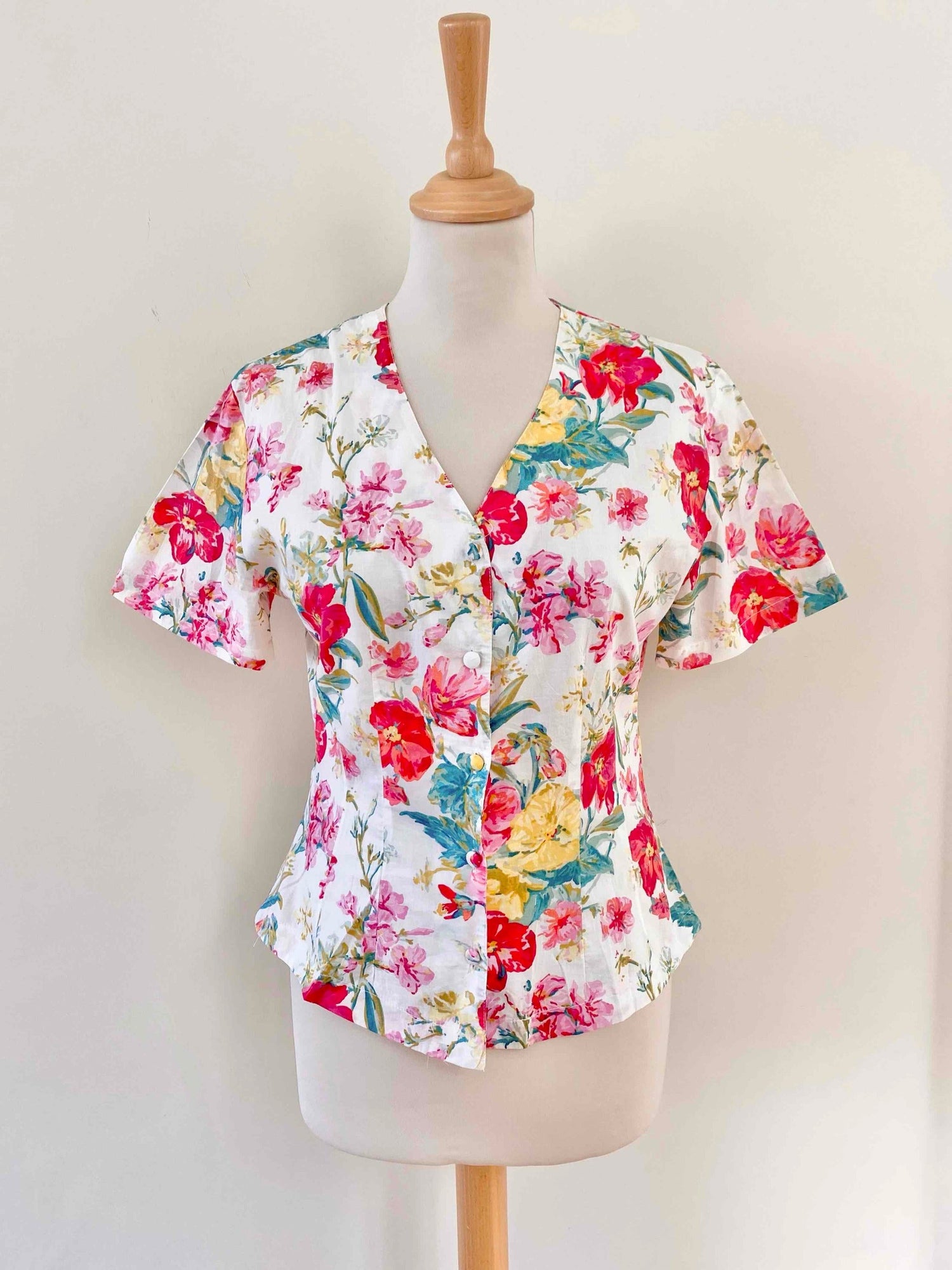 Blouse à fleurs