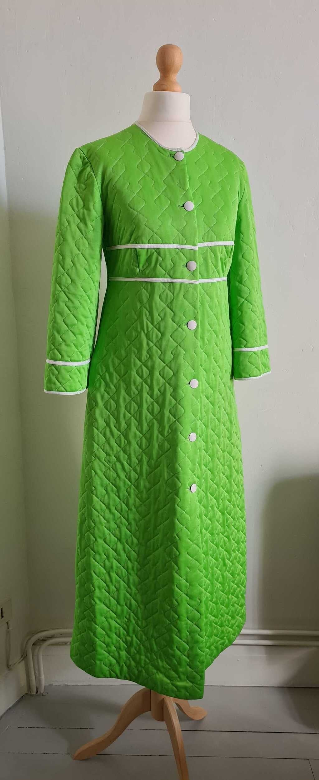 Veste longue matelassée