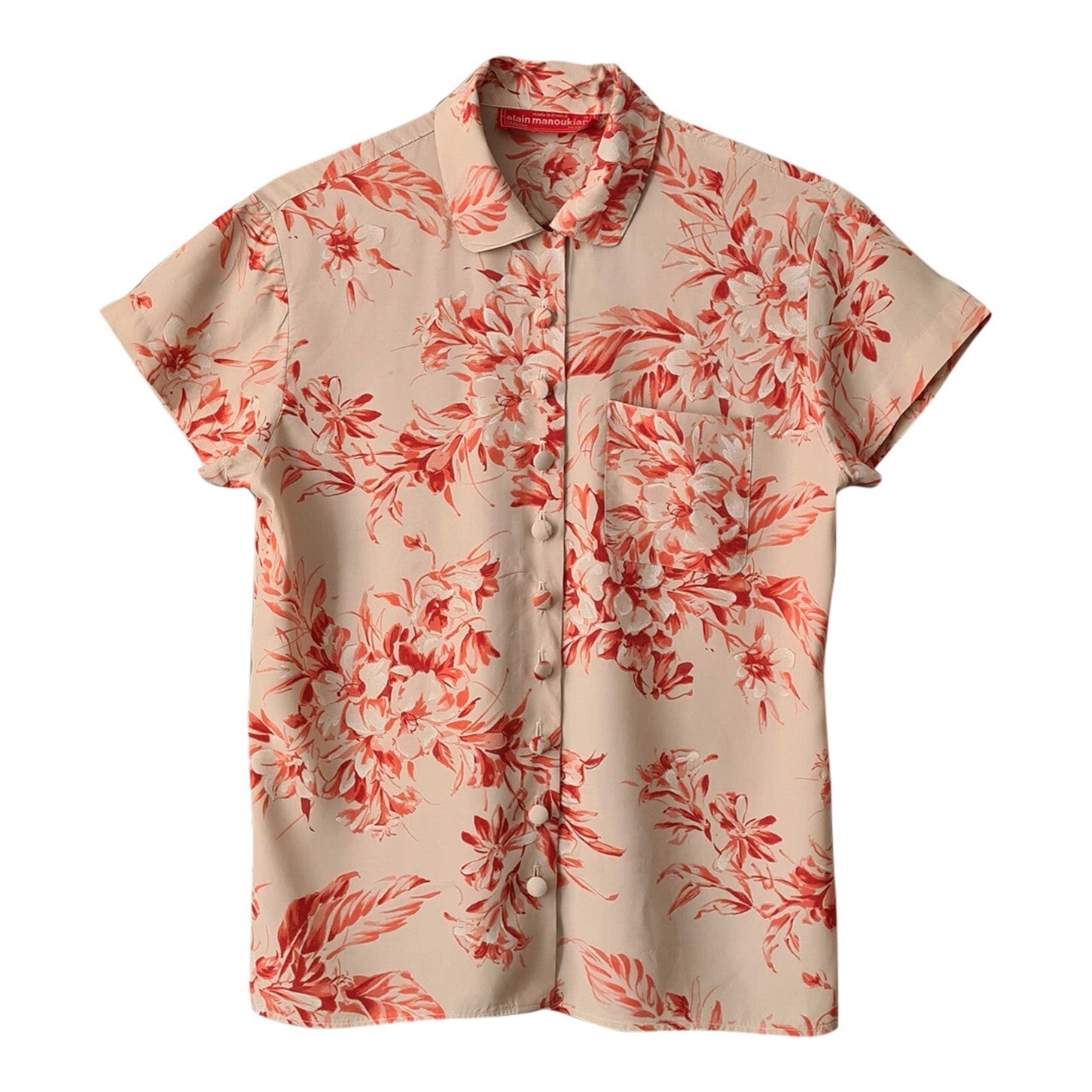Chemise à fleurs