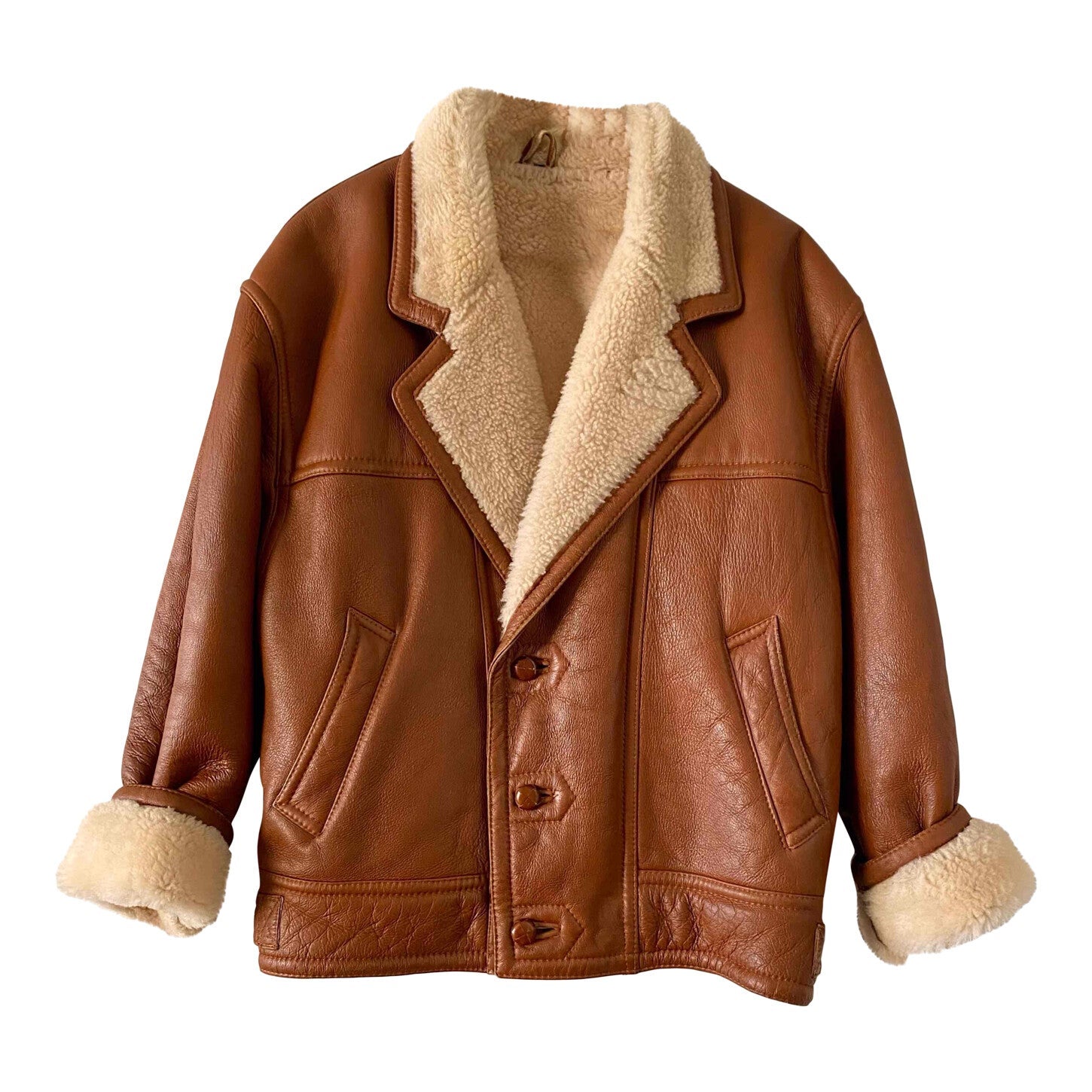 Wool-lined bomber jacket