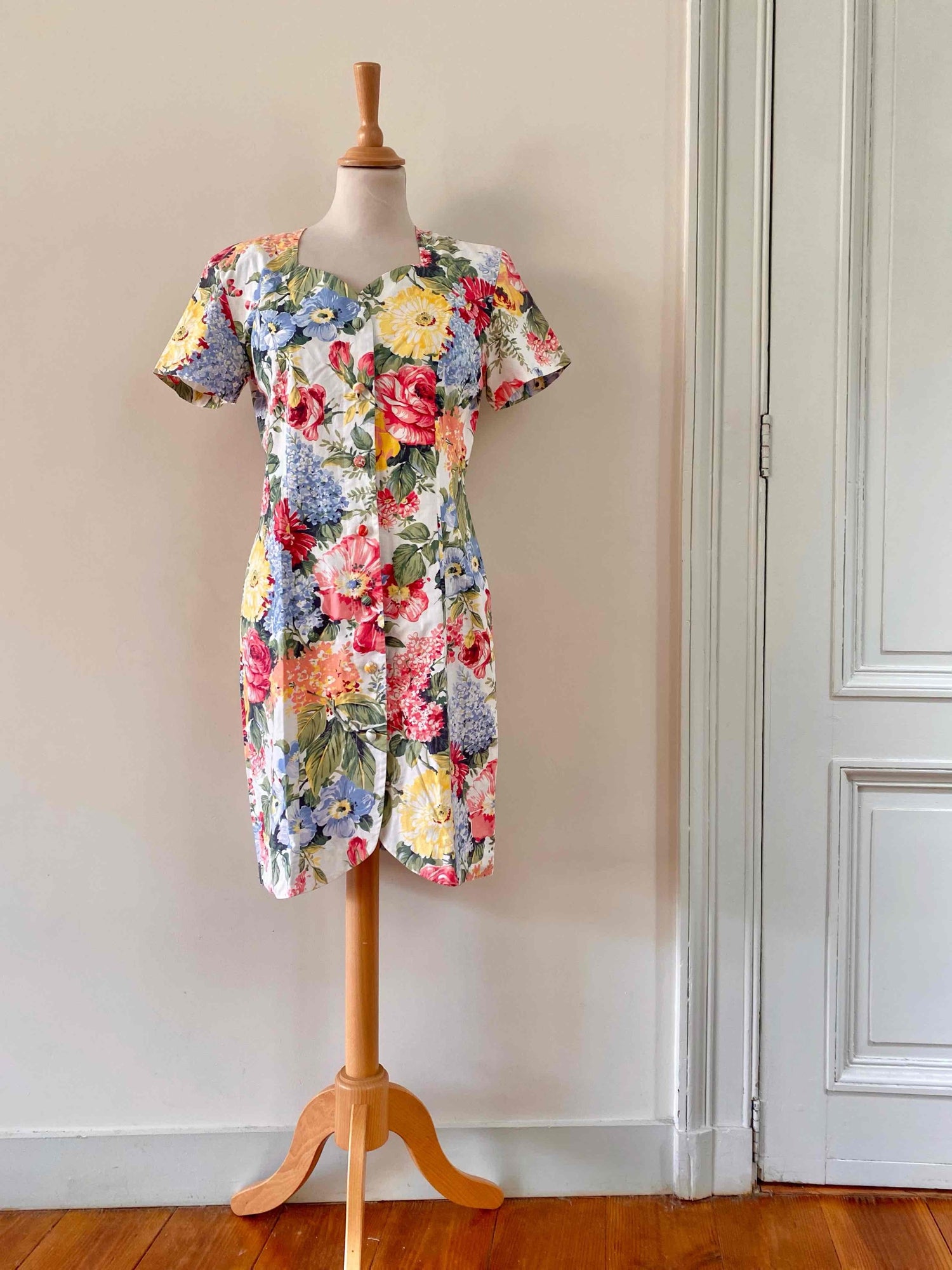 Mini robe à fleurs