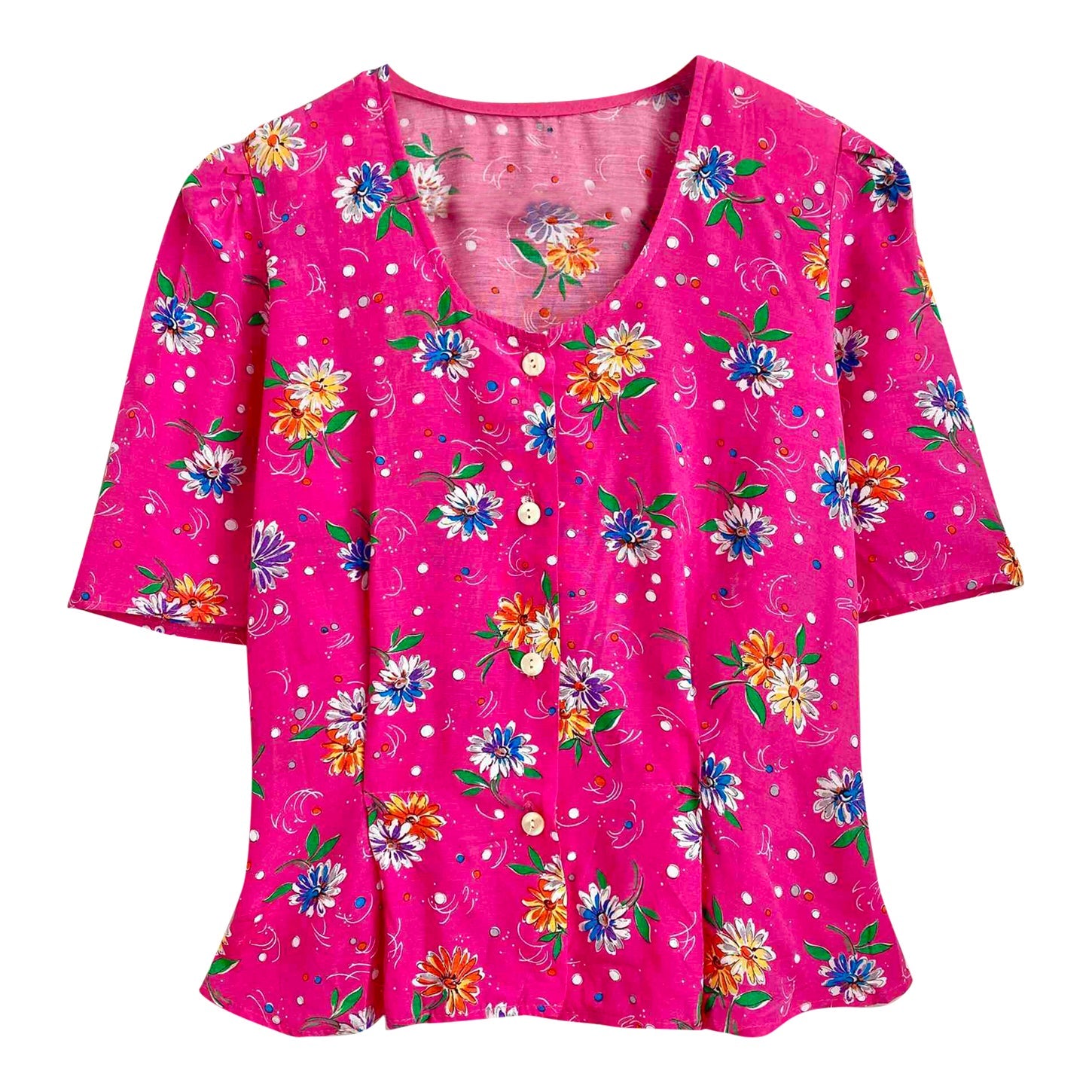 Blouse à fleurs