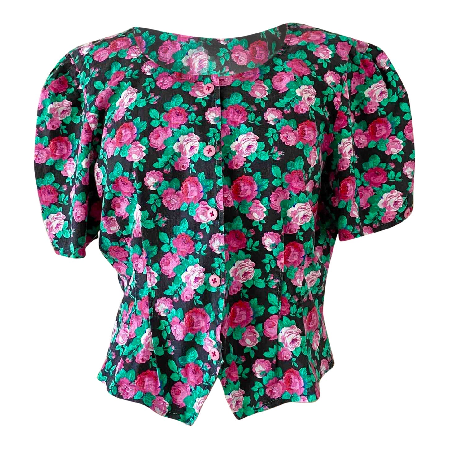 Blouse à fleurs