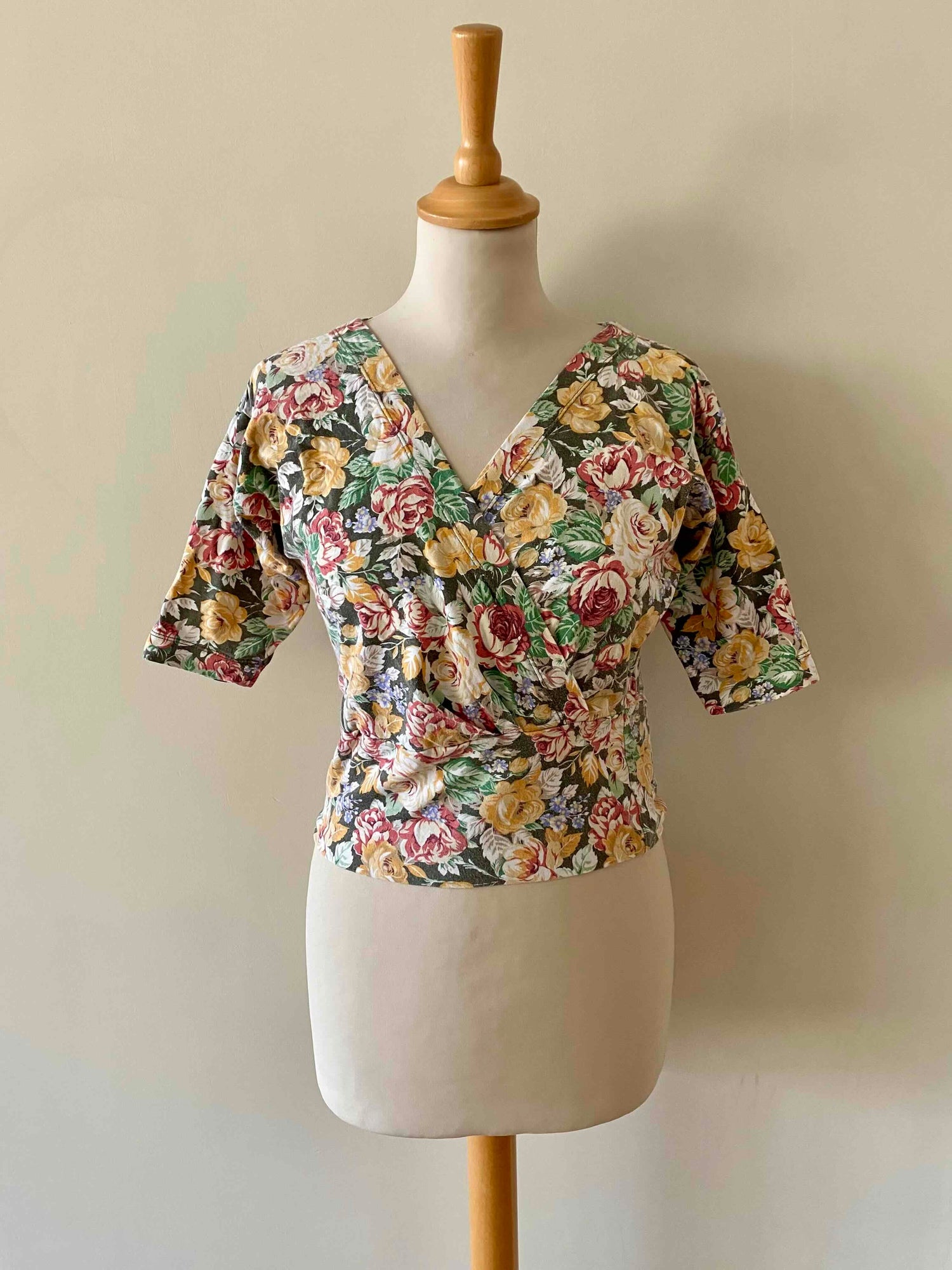 Flower-print T-shirt