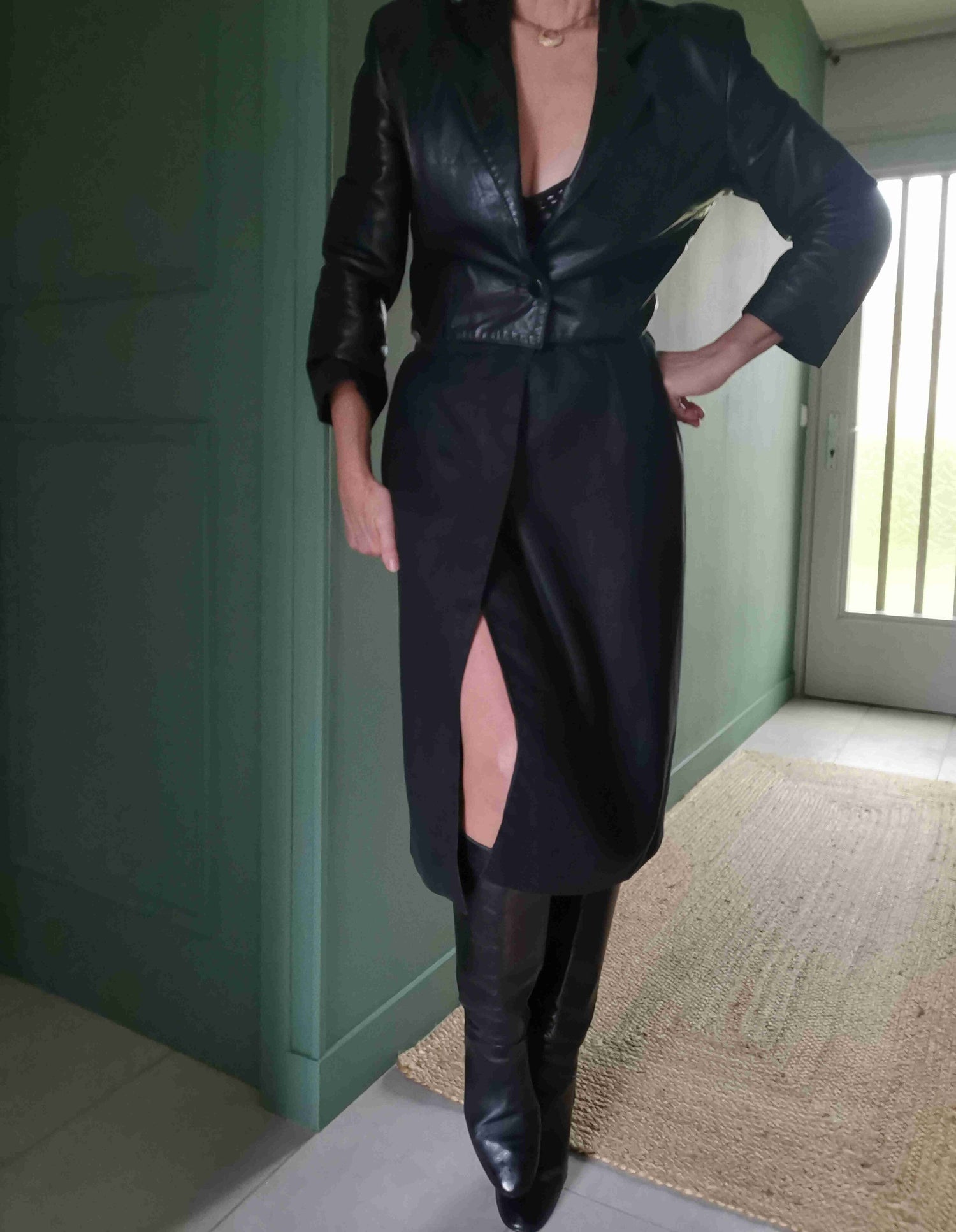 Courrèges wrap skirt