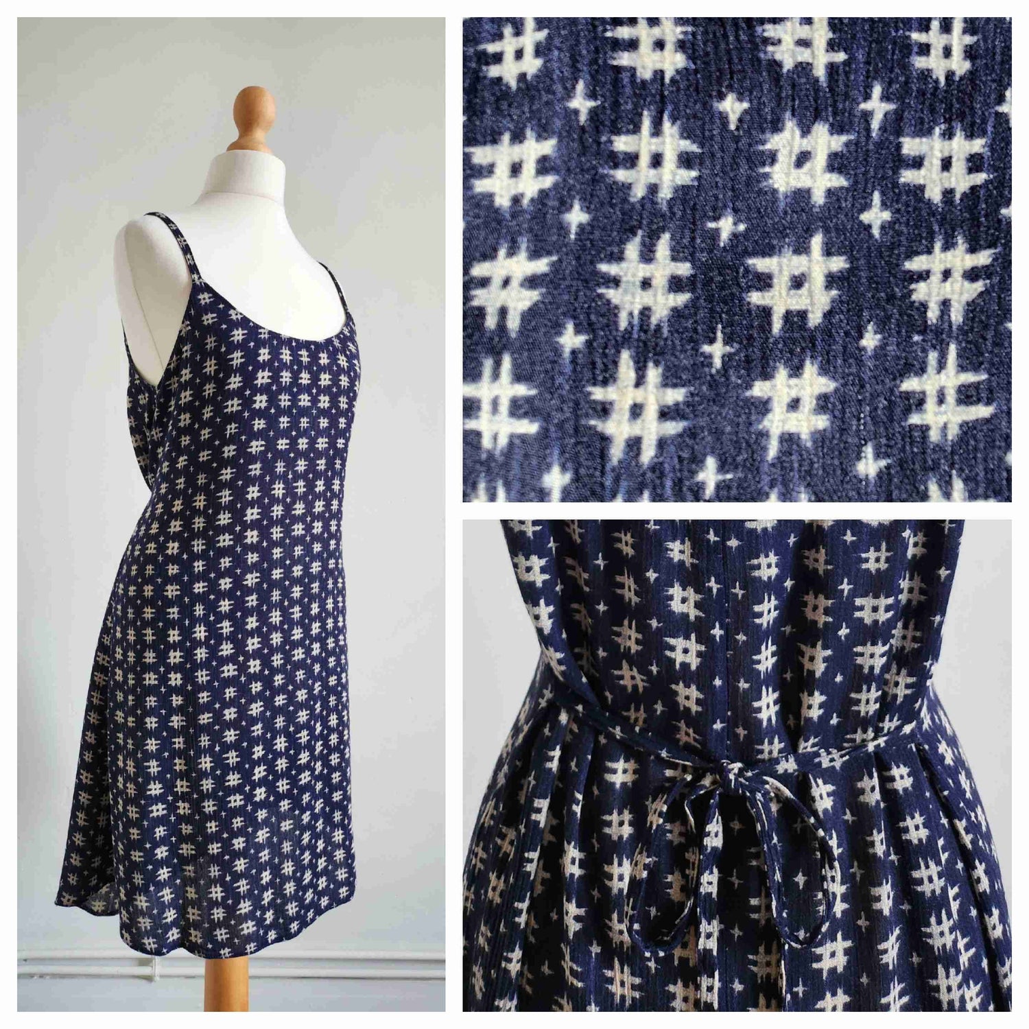 Short patterned dress