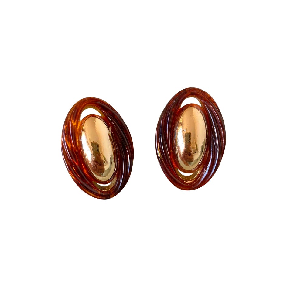 Dior clip-on earrings