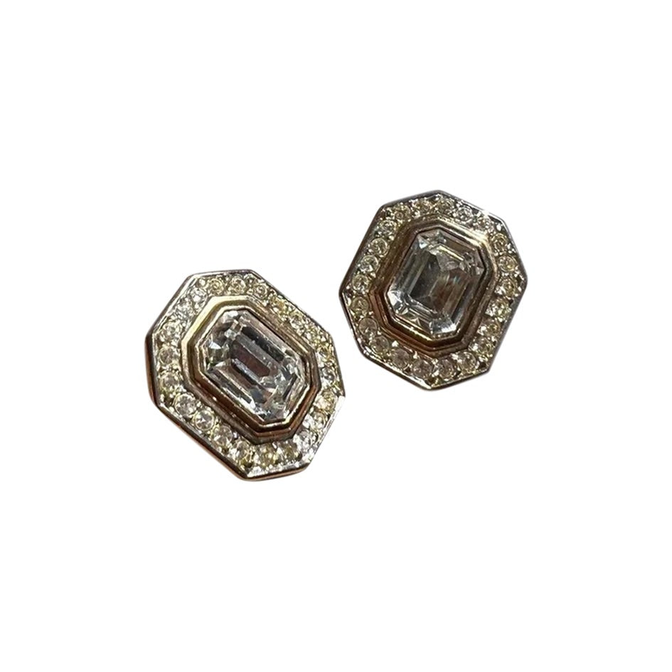 80's clip-on earrings