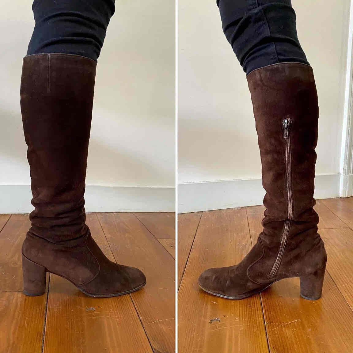 Charles Jourdan suede boots