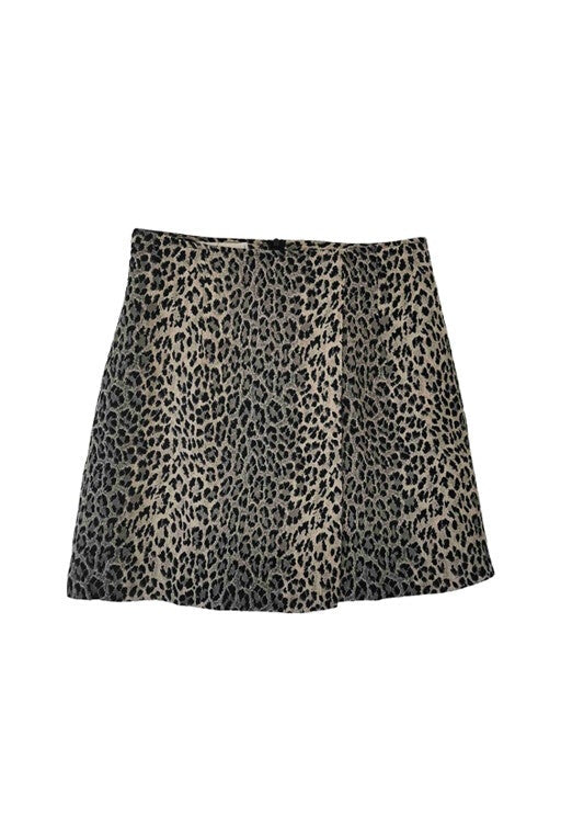 Leopard skirt