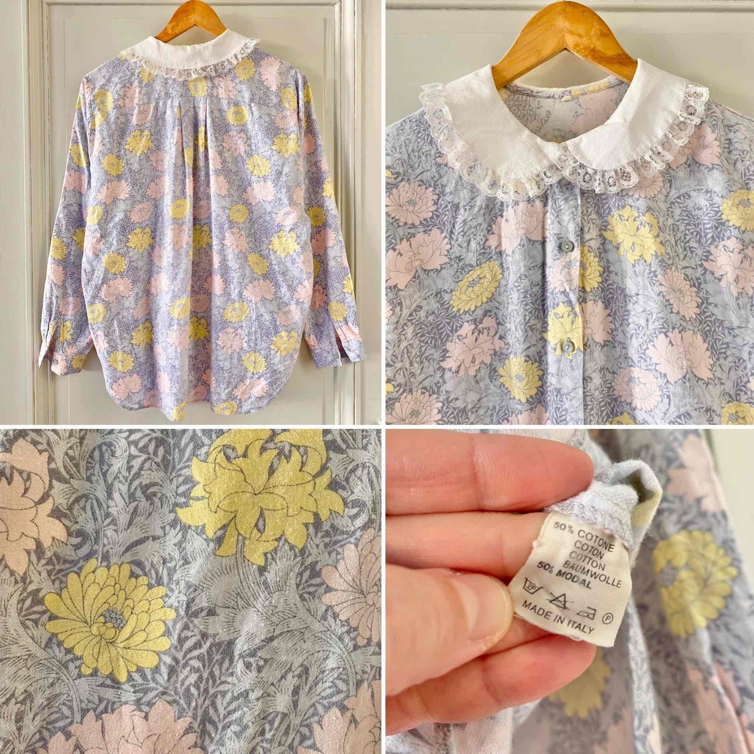 Blouse à fleurs