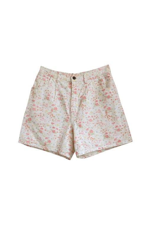 Short à fleurs