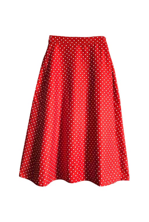 Reversible wrap skirt