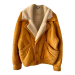 Veste en peau lainée