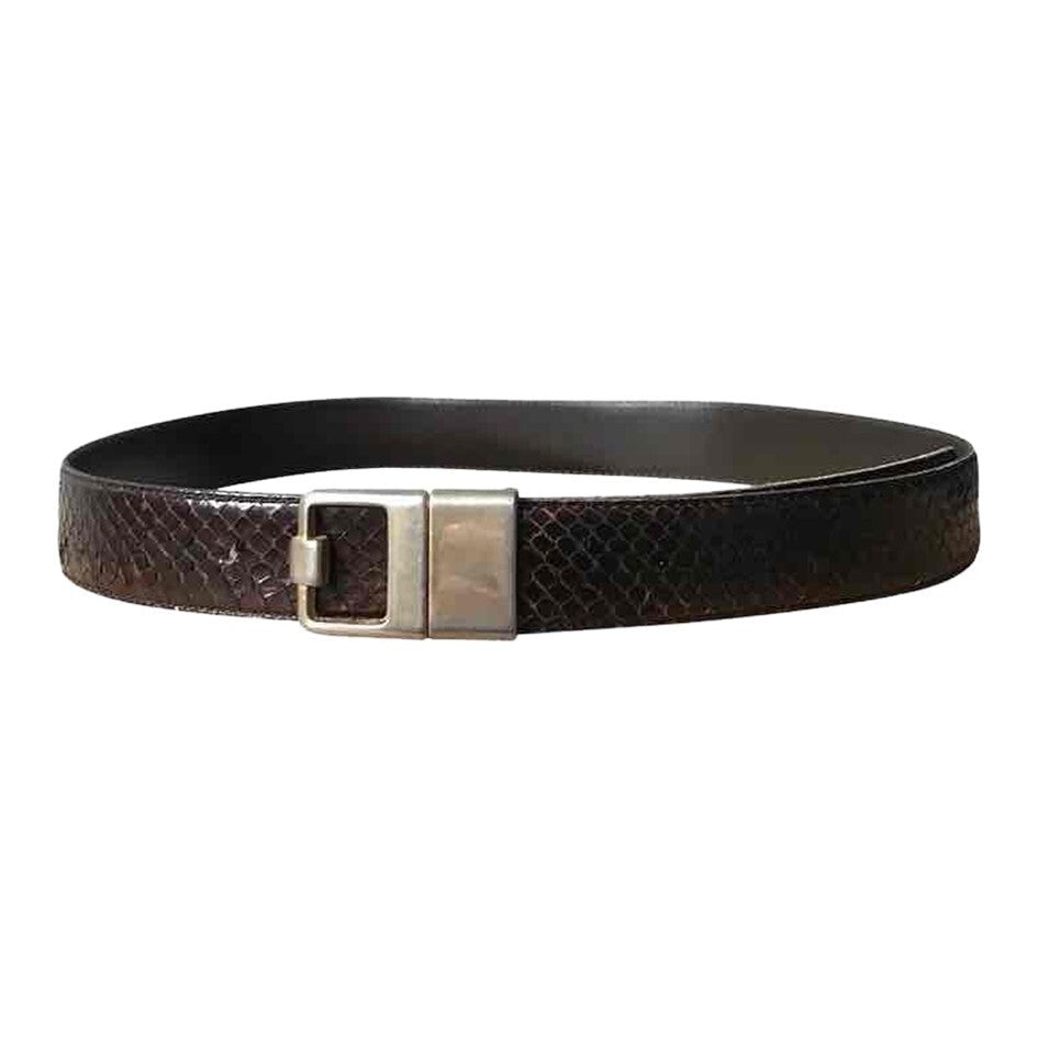 Ceinture en cuir exotique