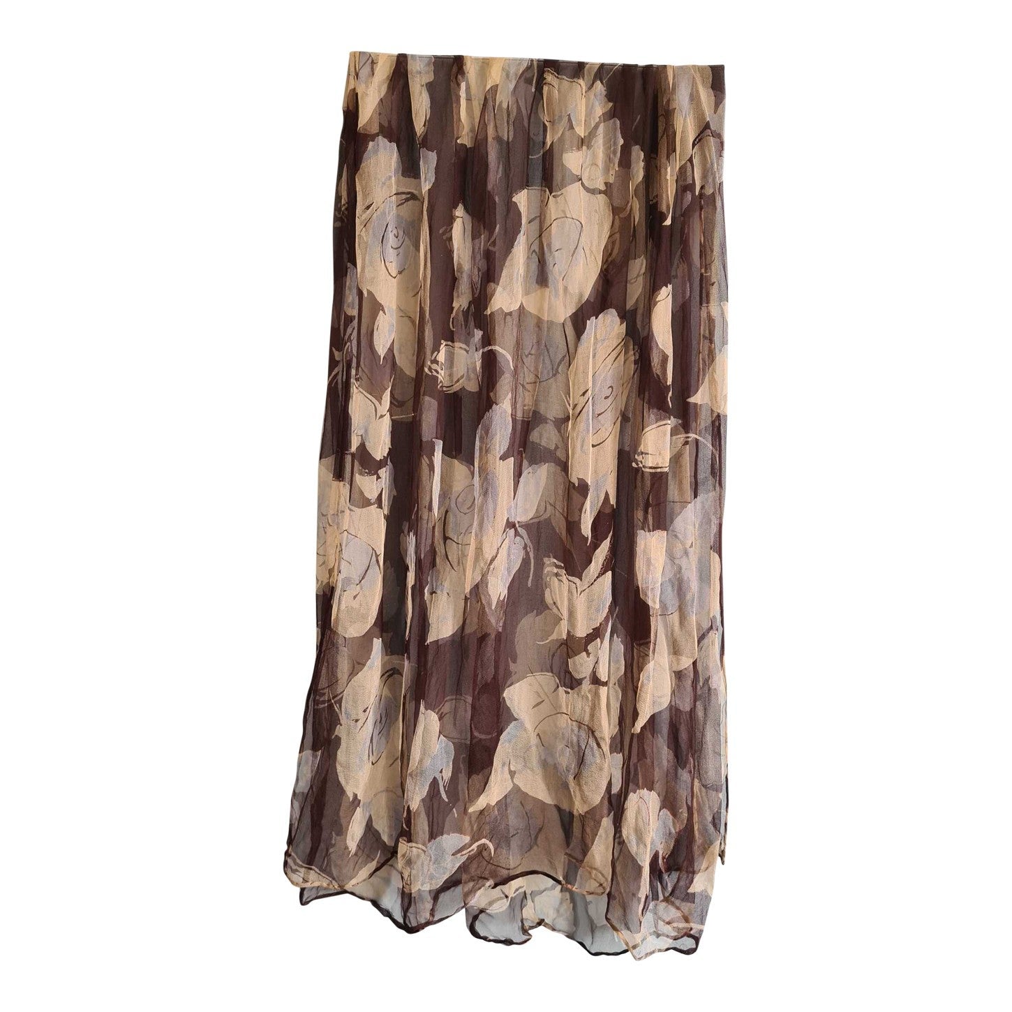 Silk chiffon scarf
