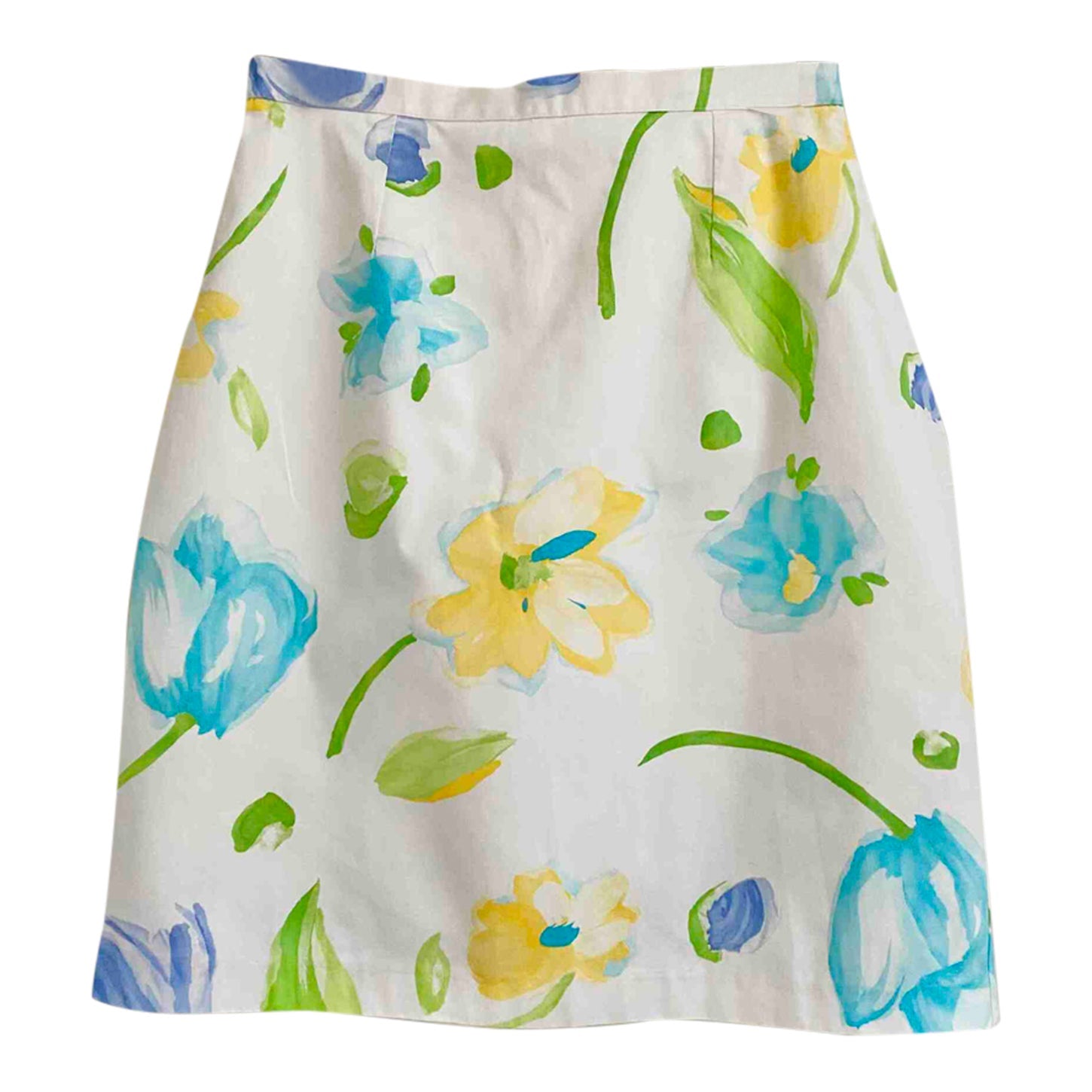 Jupe courte à fleurs