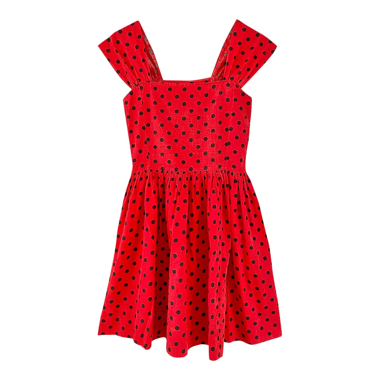 Polka dot mini dress