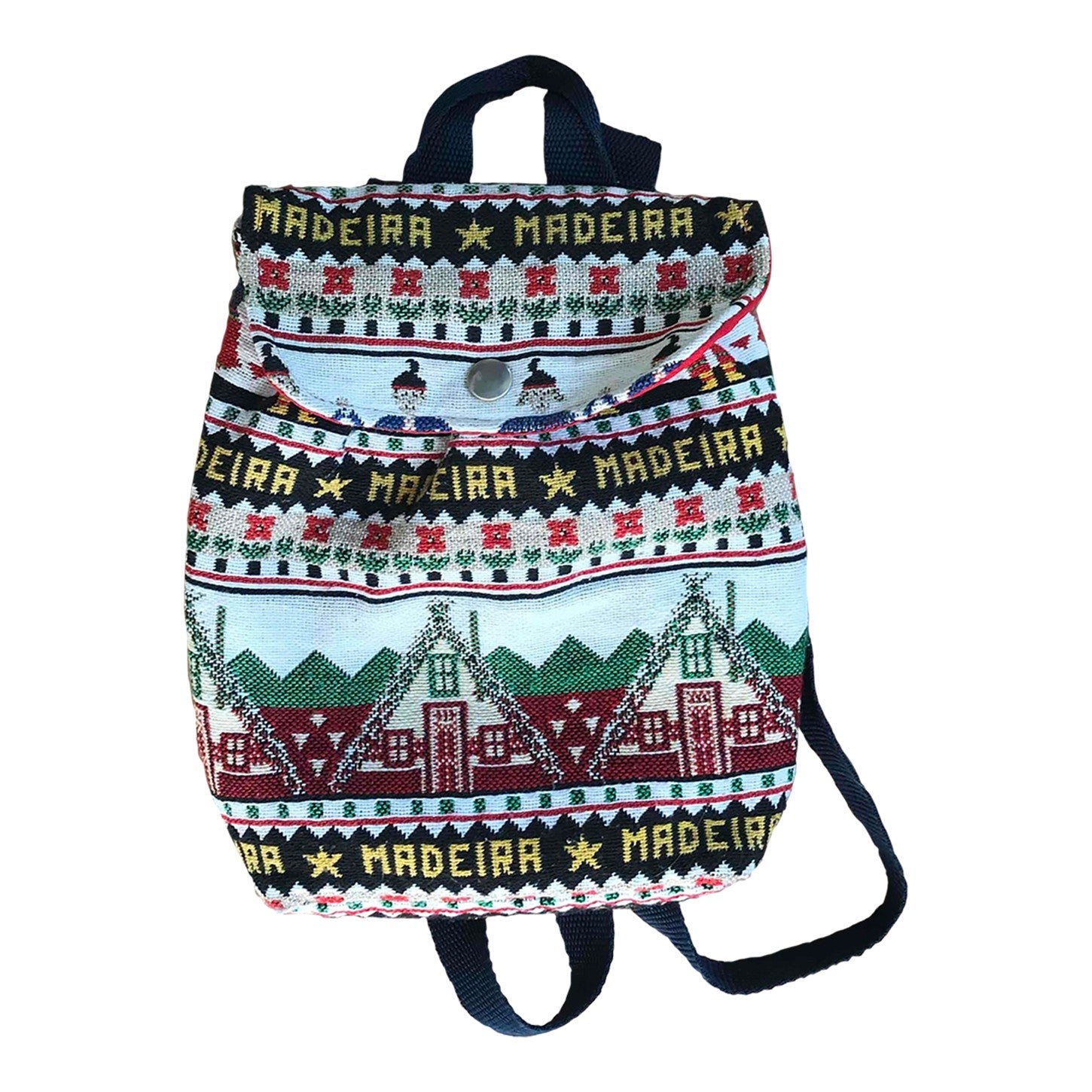 Mini fabric backpack