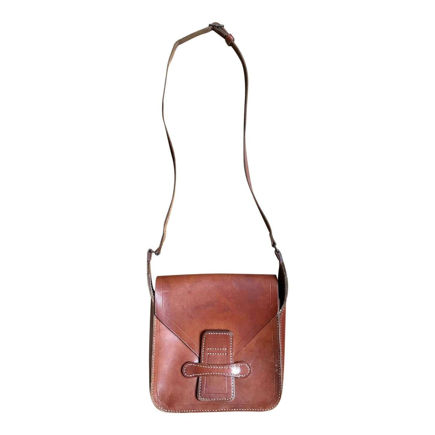 Leather shoulder bag