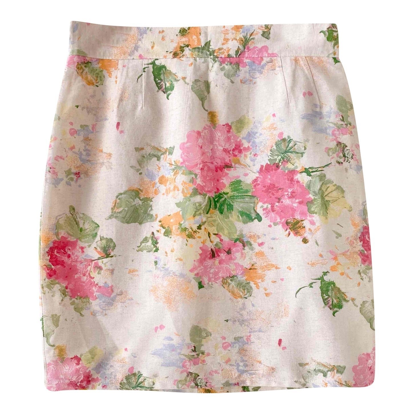 Floral mini skirt