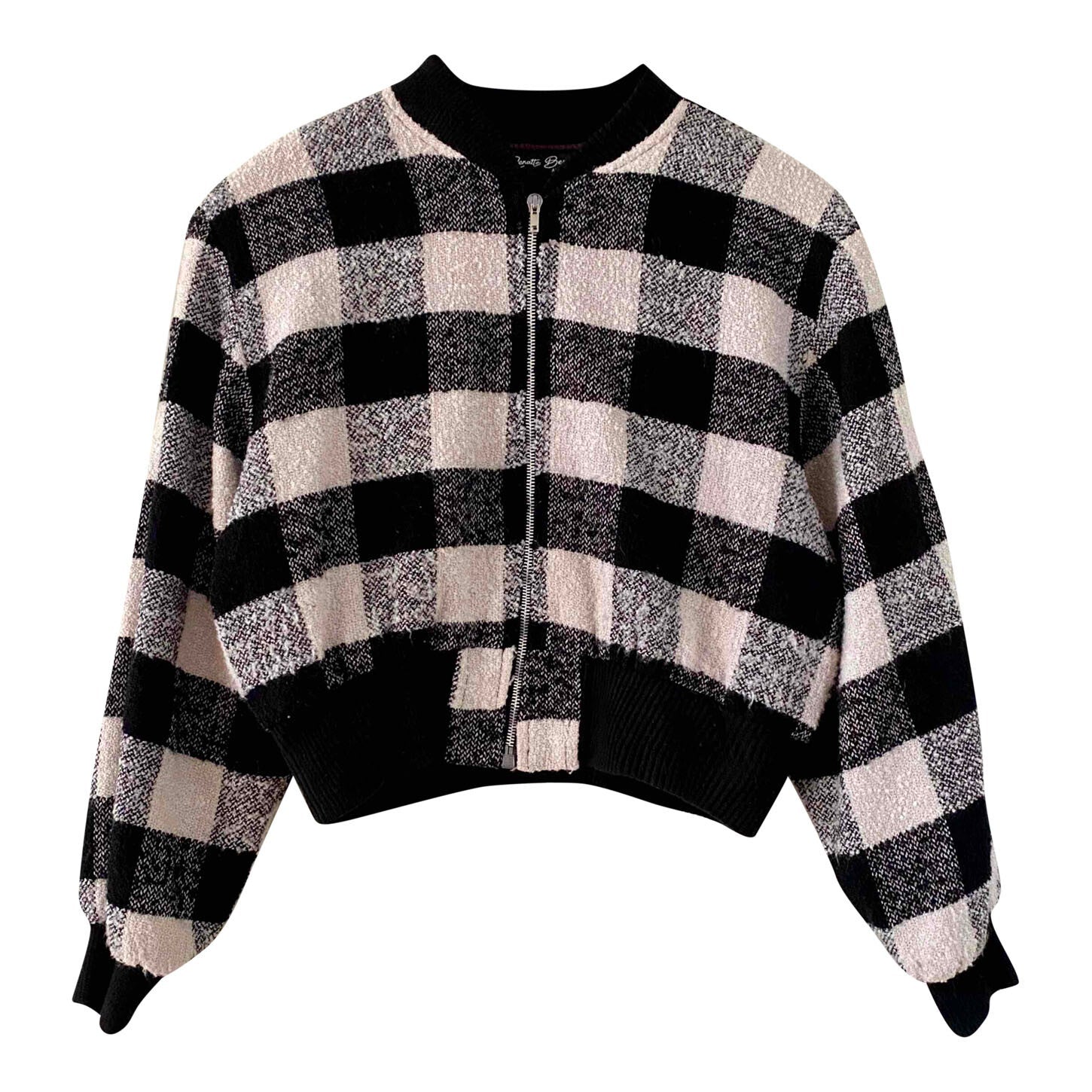 Blouson court en laine