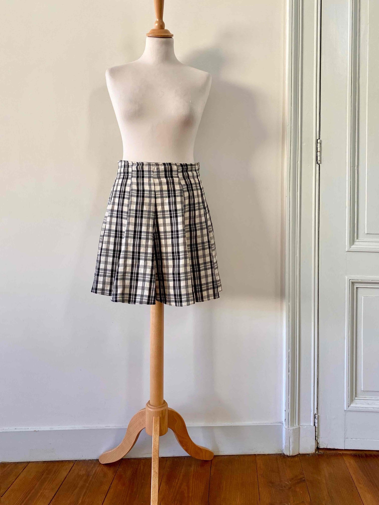 Jupe à carreaux