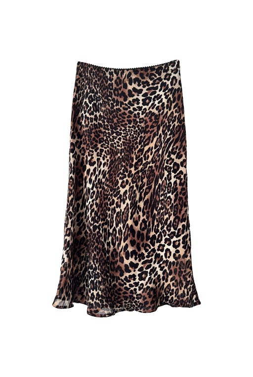 Jupe léopard