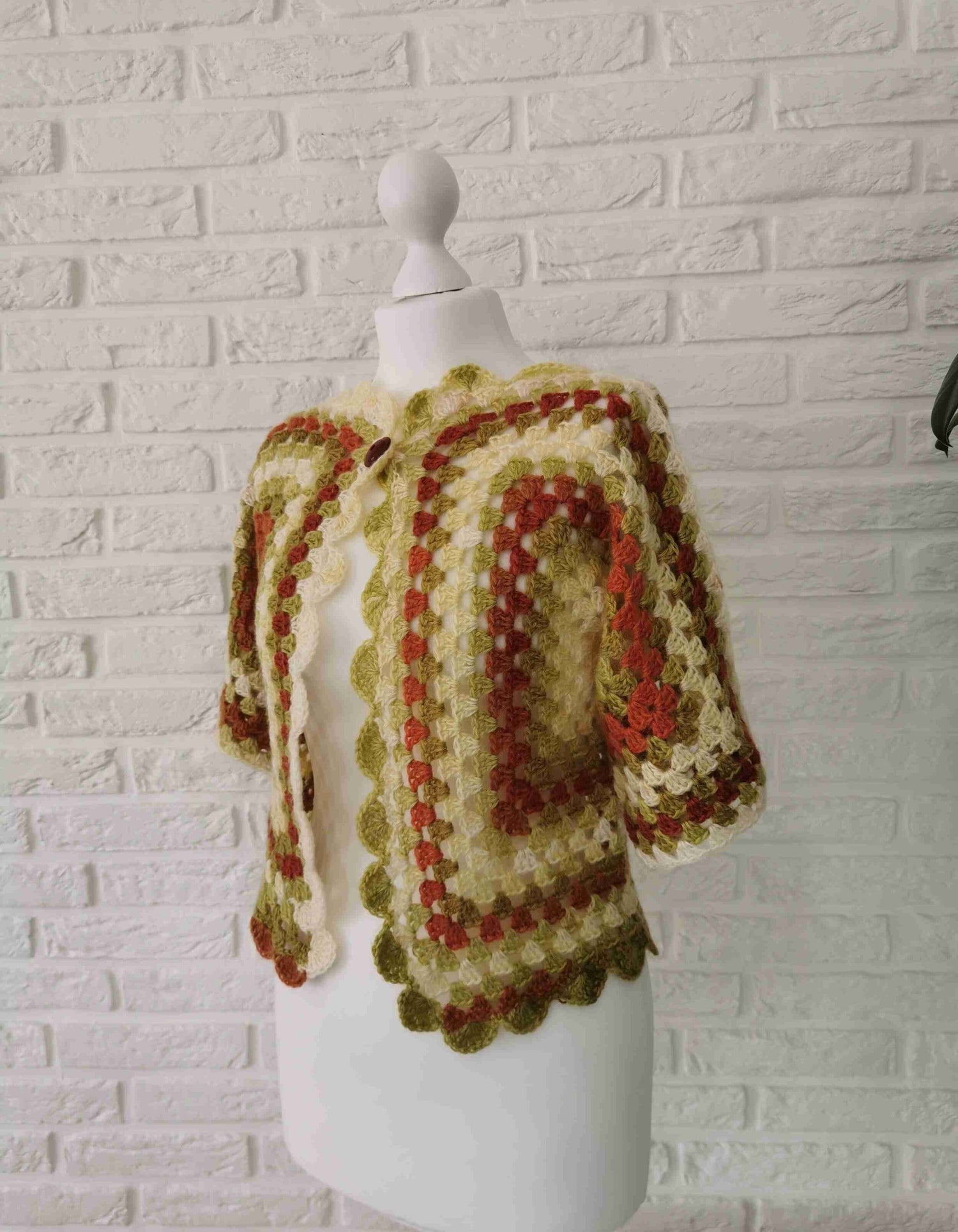 Crocheted cardigan