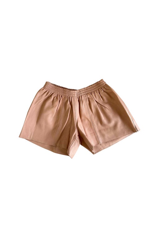 Mini short cuir