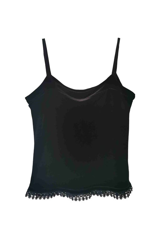 Velvet camisole