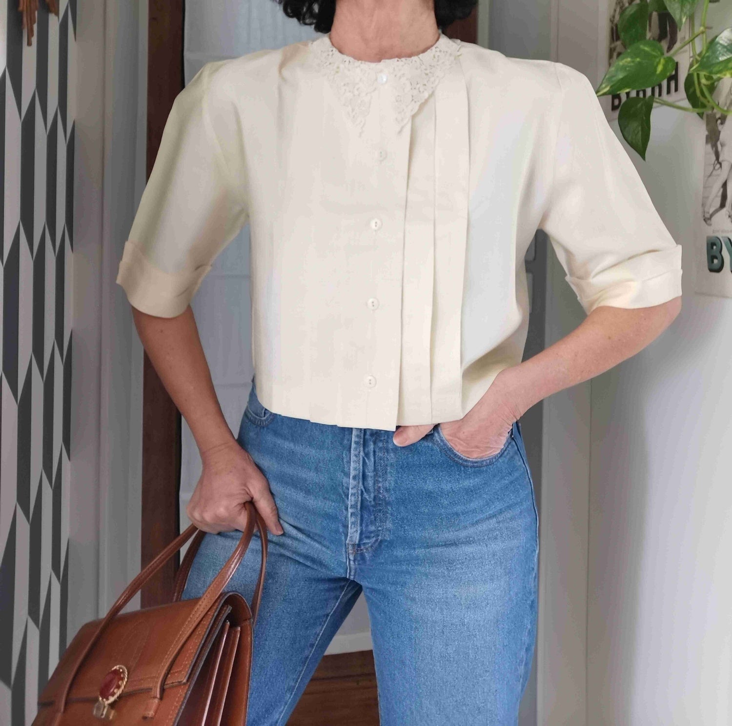 Crop top en soie  Torrente