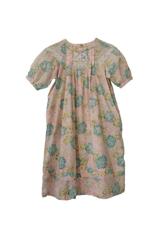 Cotton dress from the 80s