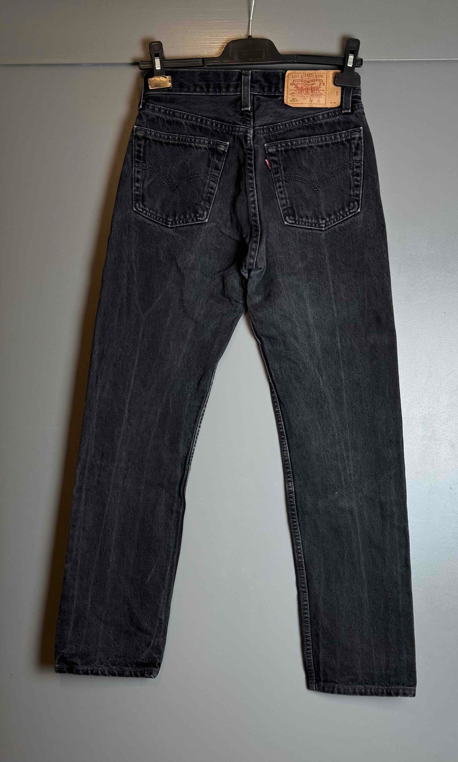 Levi's 501 jeans, waist 28, length 30.
