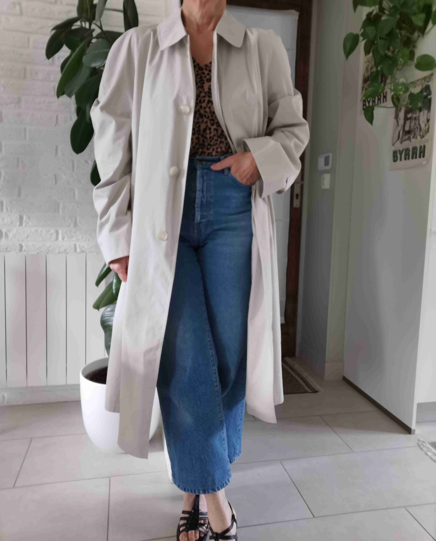 Trench en coton 90's