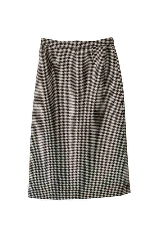 90s houndstooth skirt