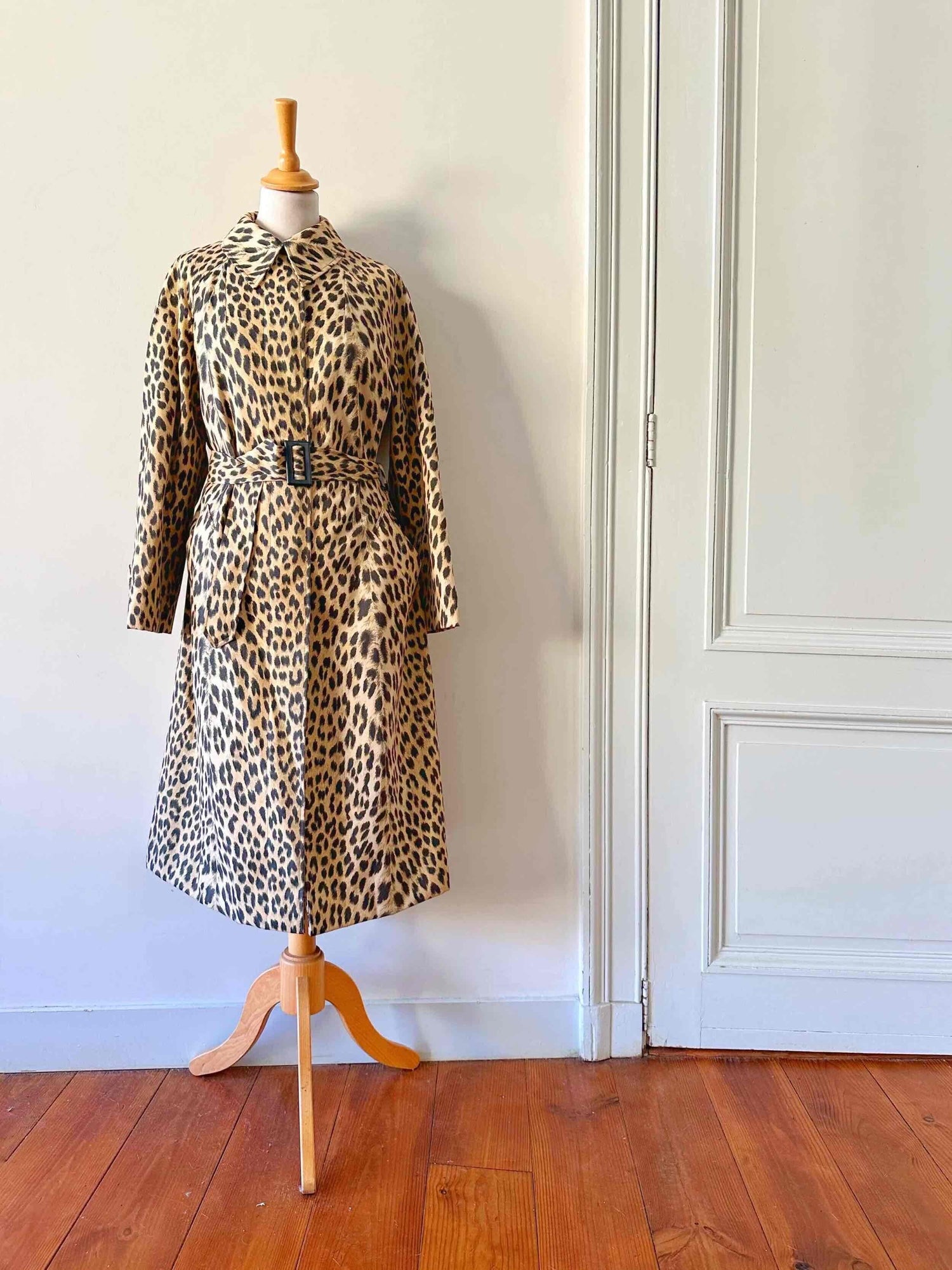 Trench léopard 80's