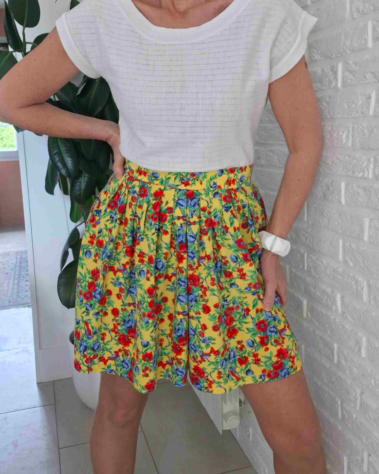 Short à fleurs 90's