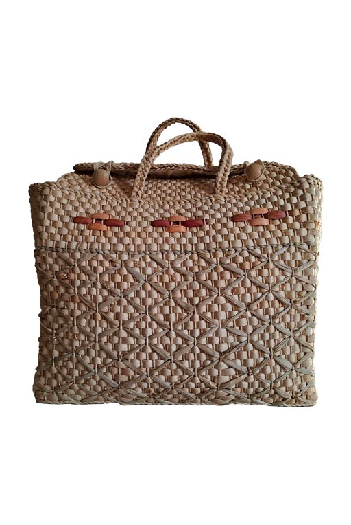 Wicker basket 70's
