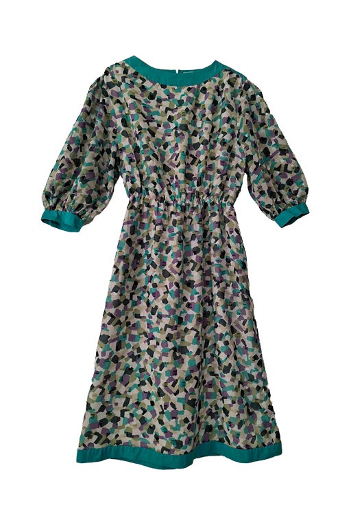 Cotton dress from the 80s