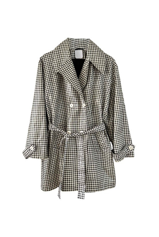 Vichy-style waxed cotton (80s)