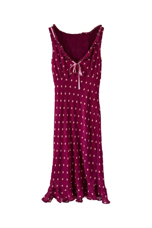 Polka dot nightgown