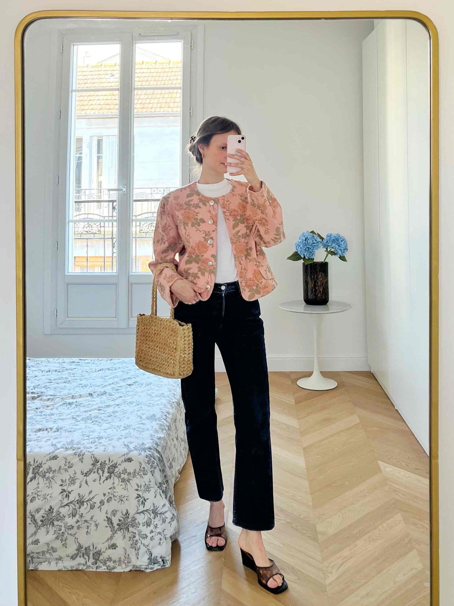 Veste à fleurs